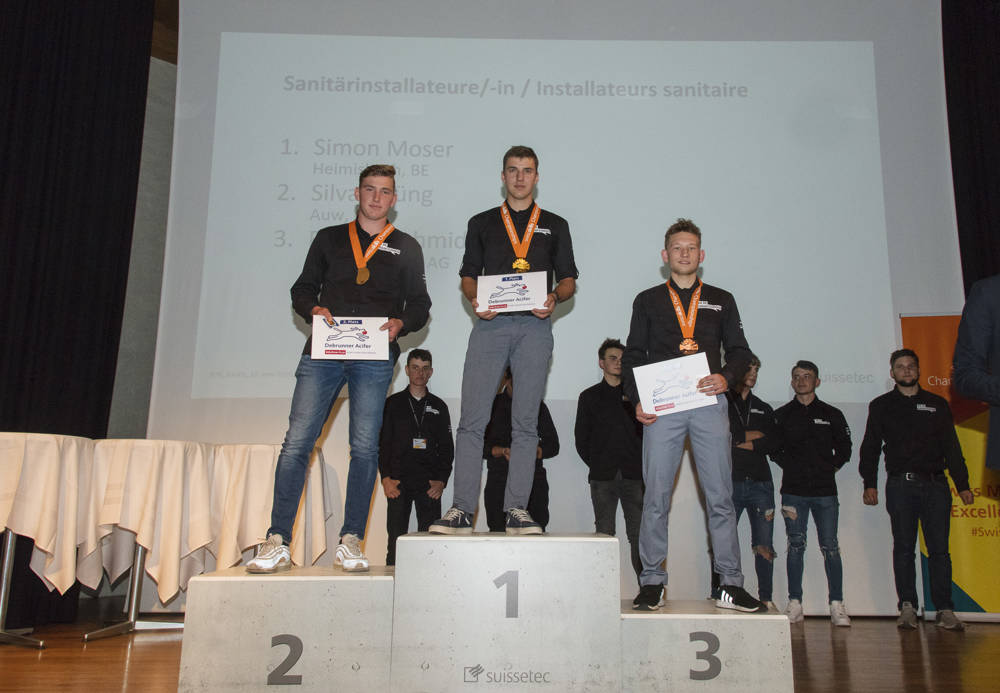 Medaillengewinner Sanitärinstallateur 2021