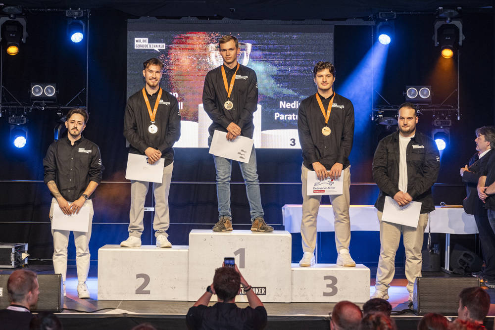 Medaillengewinner Gebäudetechnikplaner Sanitär 2024