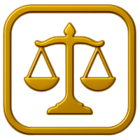 Baraka Prosperity Partners gold icon of balanced scales.
