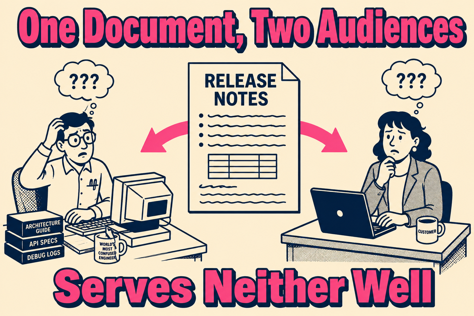 Split document serving confused engineer and customer equally poorly
