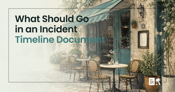 What Should Go in an Incident Timeline Document