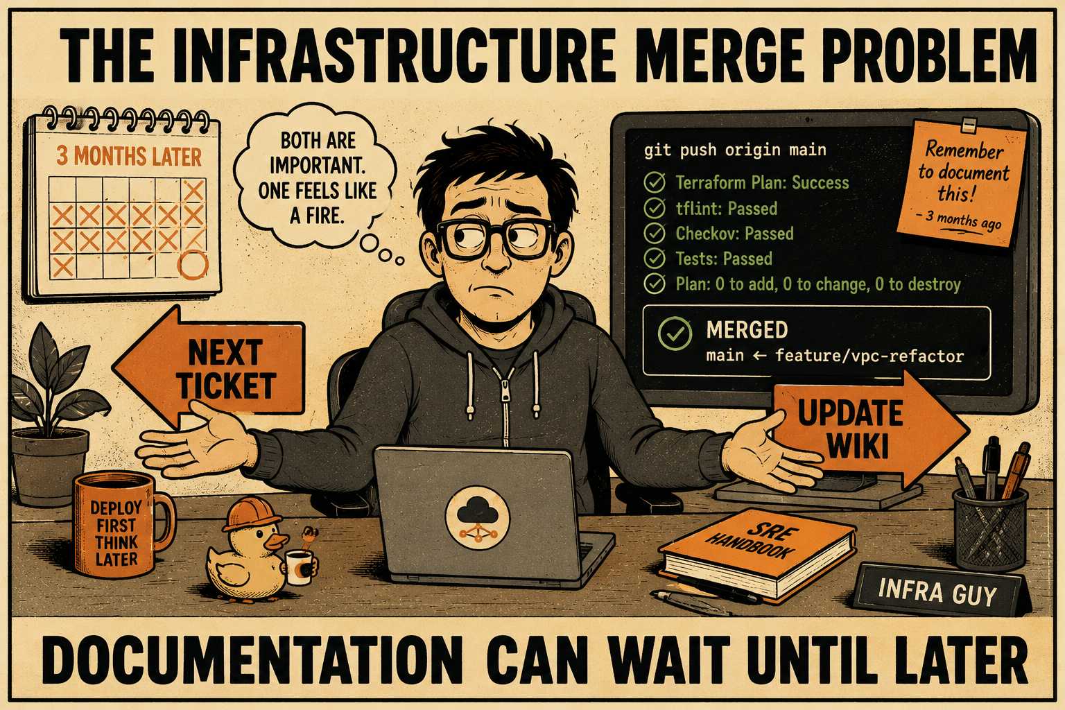 Figure torn between next ticket and updating wiki after successful infrastructure merge