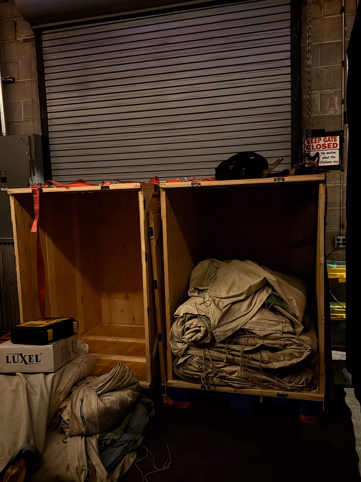 Backstage of the concert hall where the Odesa theater ballet is performed