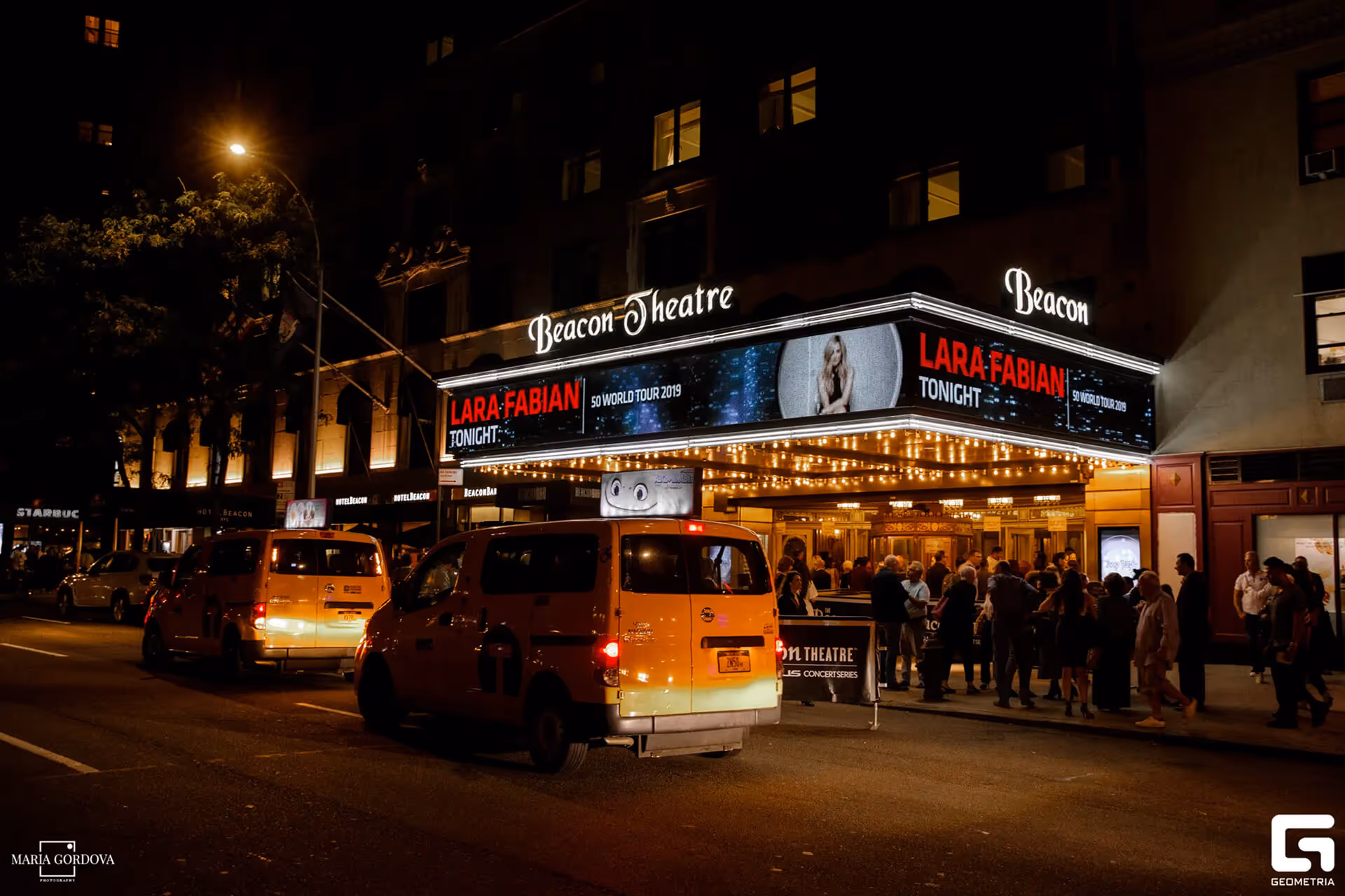 50 World Tour NYC Lara Fabian singing at Beacon Theatre
