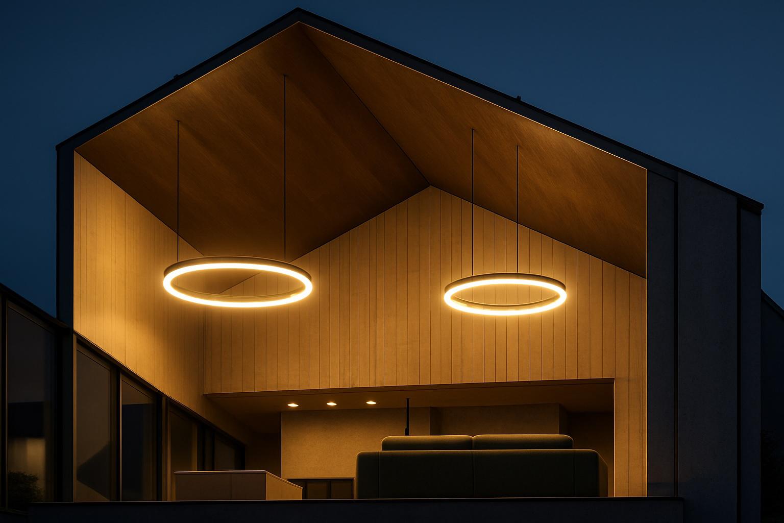 House with light from Ledforliving