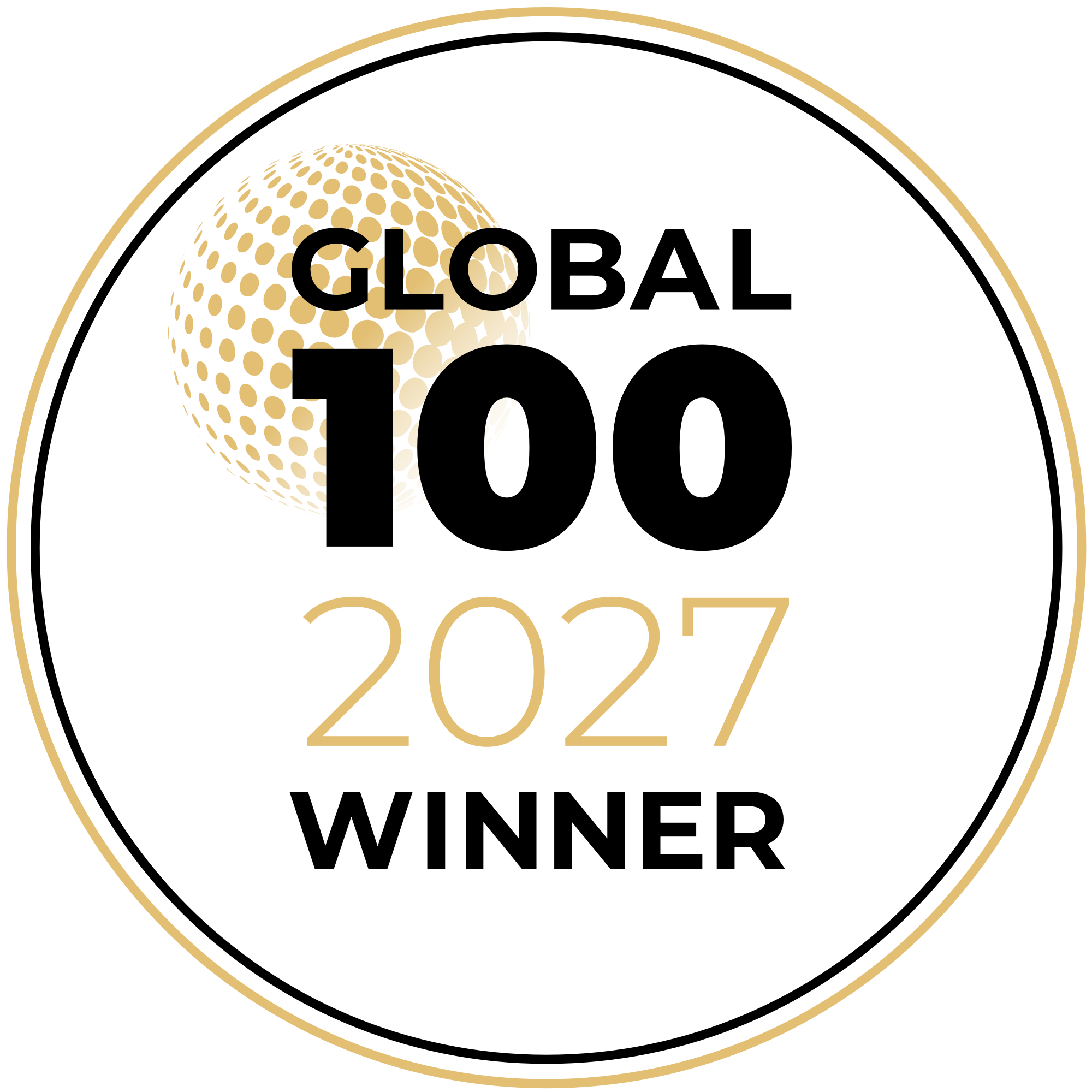 Global 100 2027 awards logo