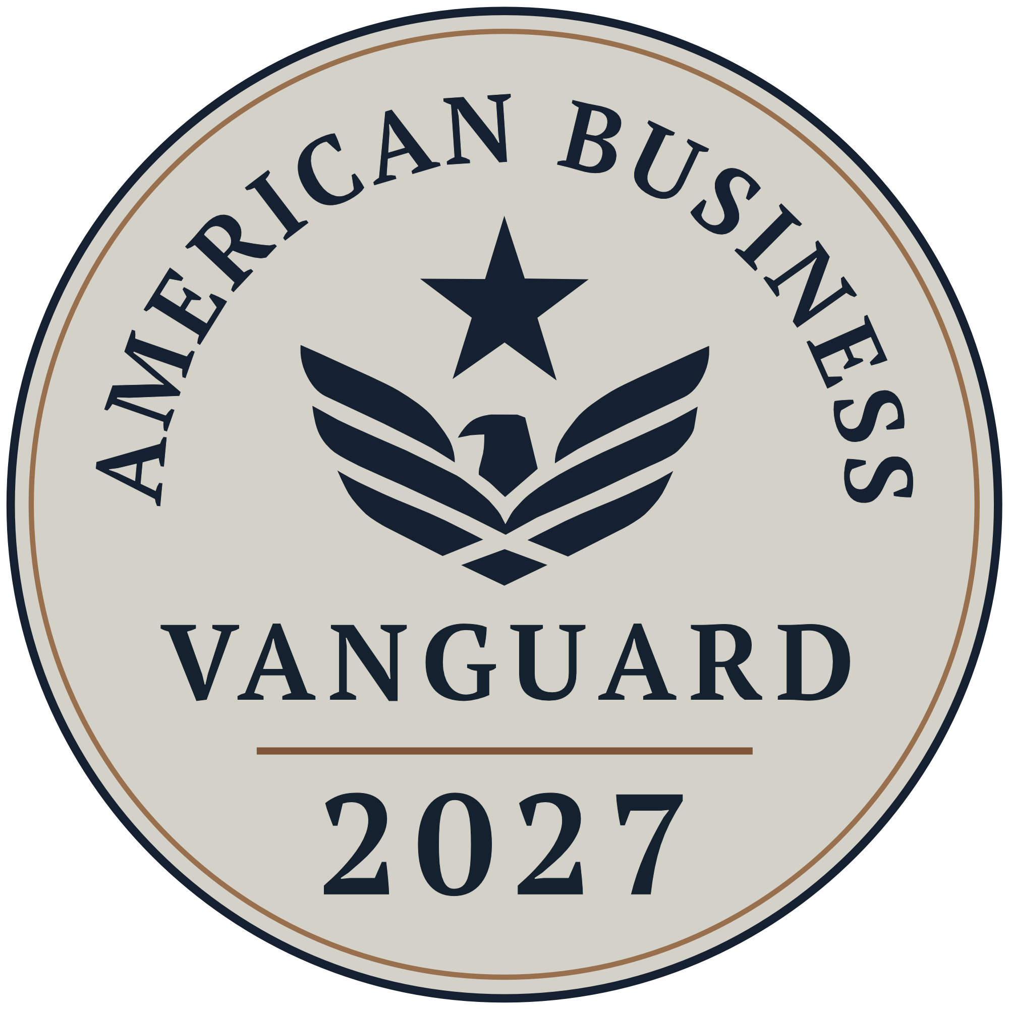 American Business Vanguard 2027 awards logo