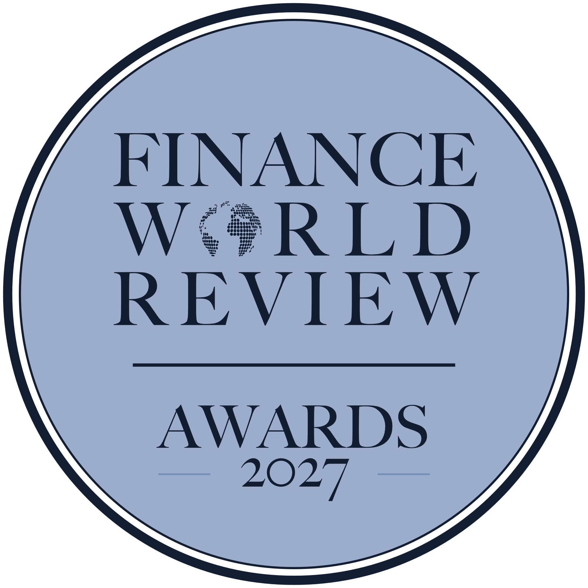 Finance World Review 2027 awards logo
