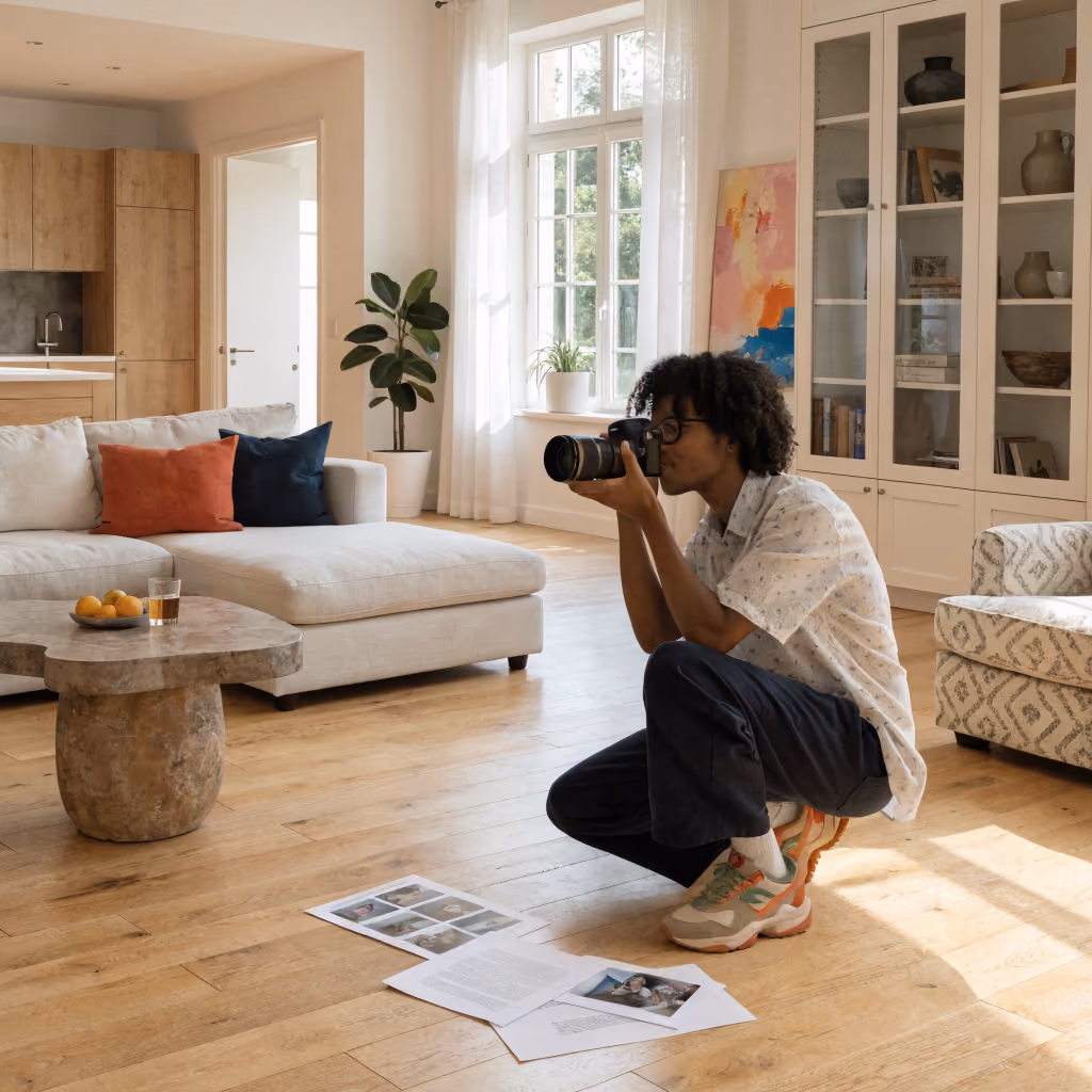 Afbeelding: stap 3 marketingplan en foto's