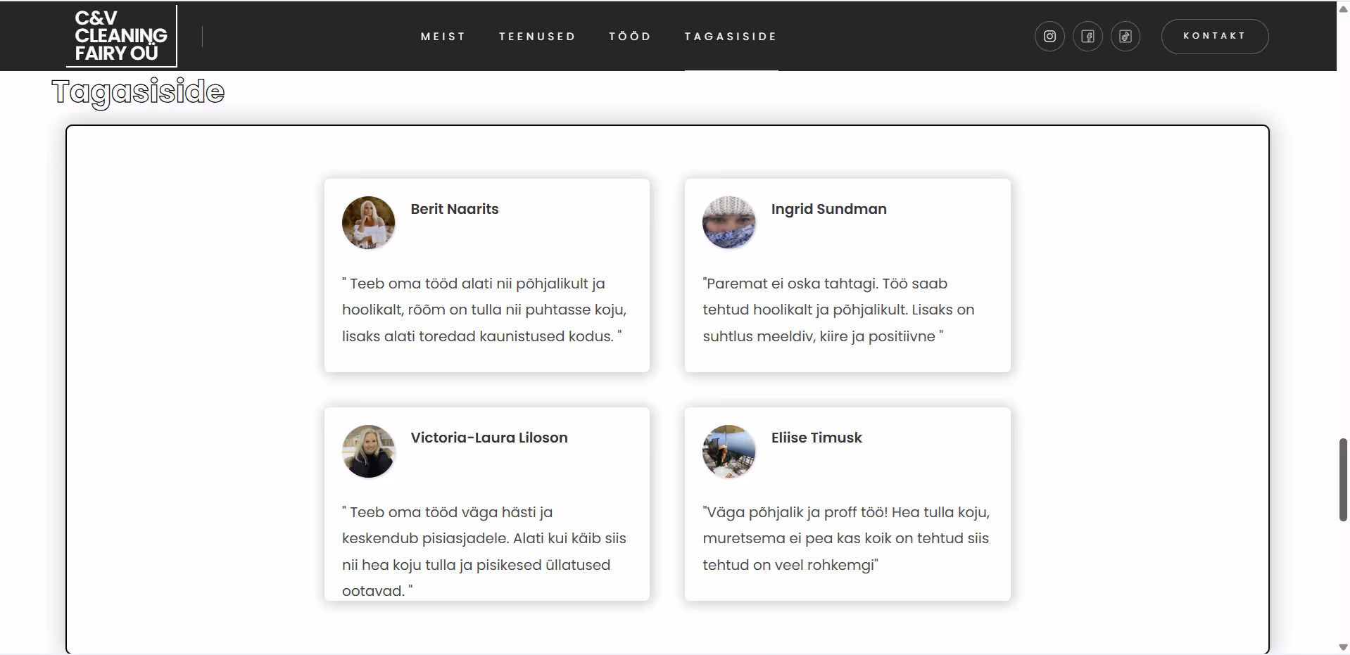 cleaning fairy tagasiside