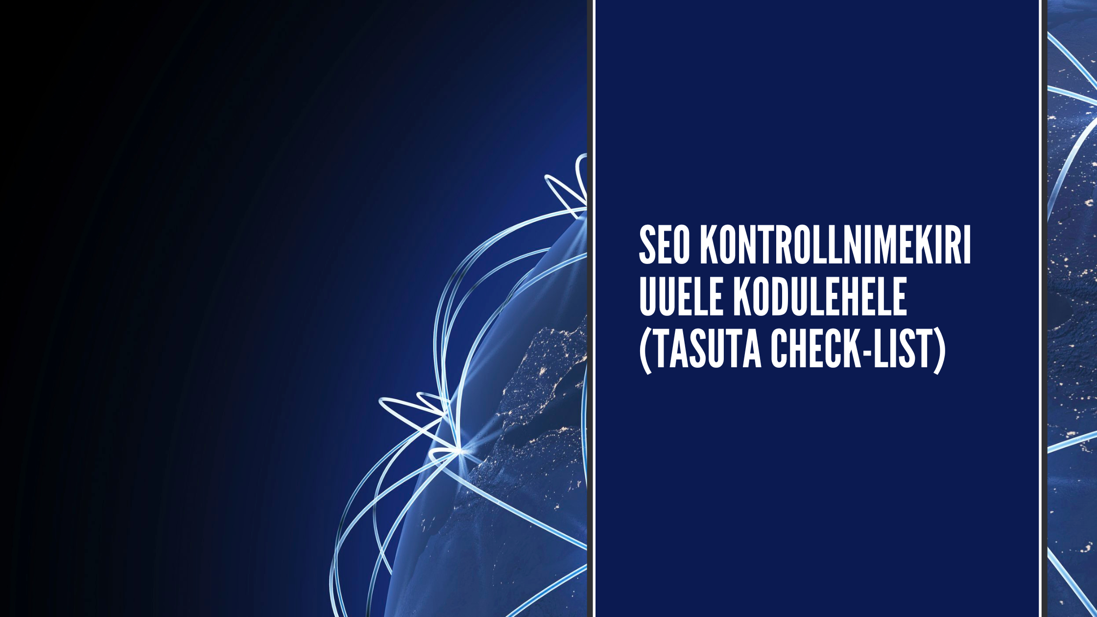 SEO kontrollnimekiri uuele kodulehele (TASUTA check-list)