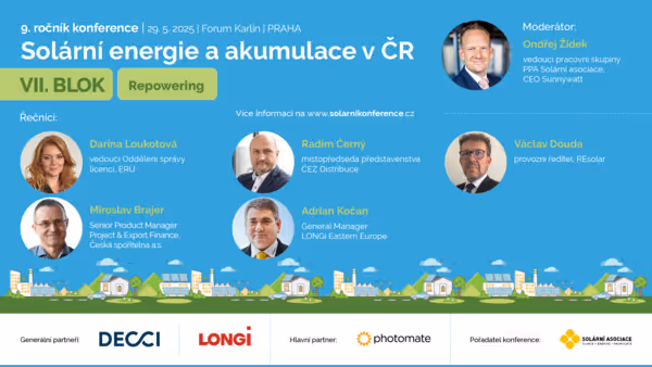 Banner "Solární konference 2025".