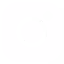 Instagram logo consisting of a rounded square with a circle and dot inside.