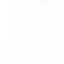 Map location pin icon in white on transparent background.