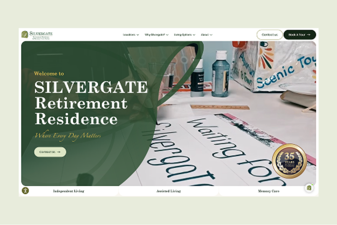 Silvergate — Premium Multi-Location Senior Living Ecosystem Built on Webflow thumbnail