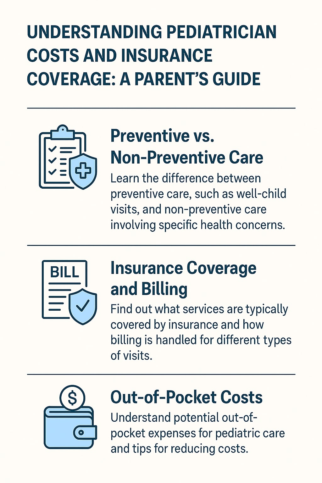 infographic on factors affecting visit costs