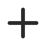 Plus icon, png, dark