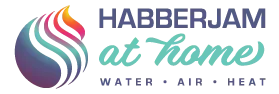 Habberjam at Home logo with water, air, and heat services