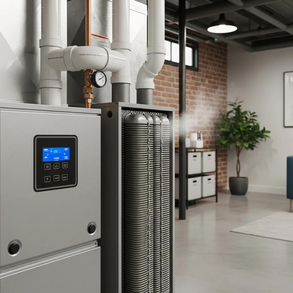 High-efficiency condensing furnace designed for reliable performance in Edmonton winters