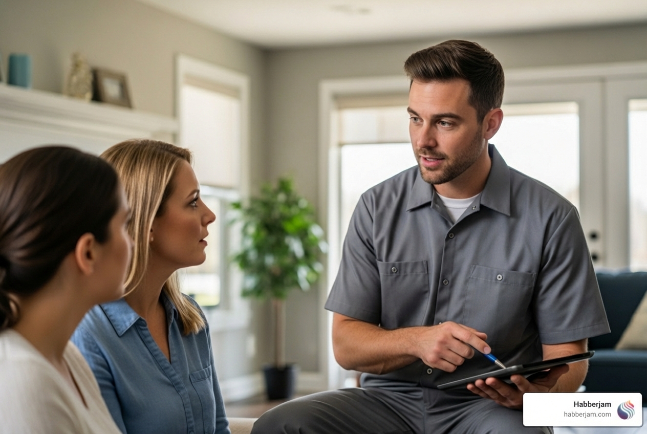 Infographic showing the key qualities of the best heat pump installers in Edmonton: local climate expertise with cold-climate systems rated to -30°C, proper sizing through heat loss calculations, certified and trained technicians, comprehensive service including installation and ongoing support, transparent pricing and consultations, and knowledge of rebates like the Canada Greener Homes Grant - heat pump installation best in edmonton, ab Infographic showing the key qualities of the best heat pump installers in Edmonton: local climate expertise with cold-climate systems rated to -30°C, proper sizing through heat loss calculations, certified and trained technicians, comprehensive service including installation and ongoing support, transparent pricing and consultations, and knowledge of rebates like the Canada Greener Homes Grant - heat pump installation best in edmonton, ab