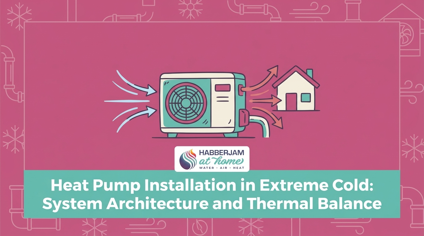 Heat Pump Installation in Extreme Cold: System Architecture and Thermal Balance