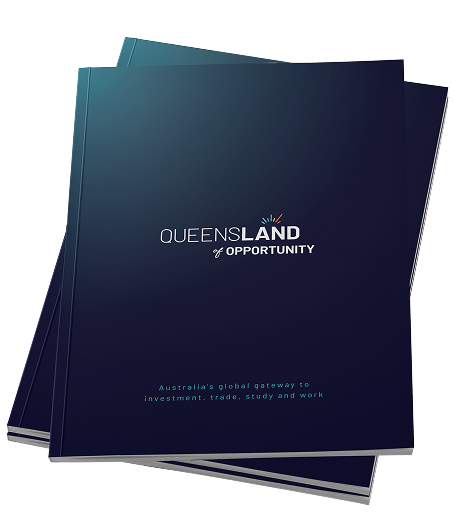 QueensLand of Opportunity digital prospectus mockup