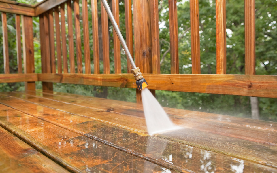 Deck Pressure Washing