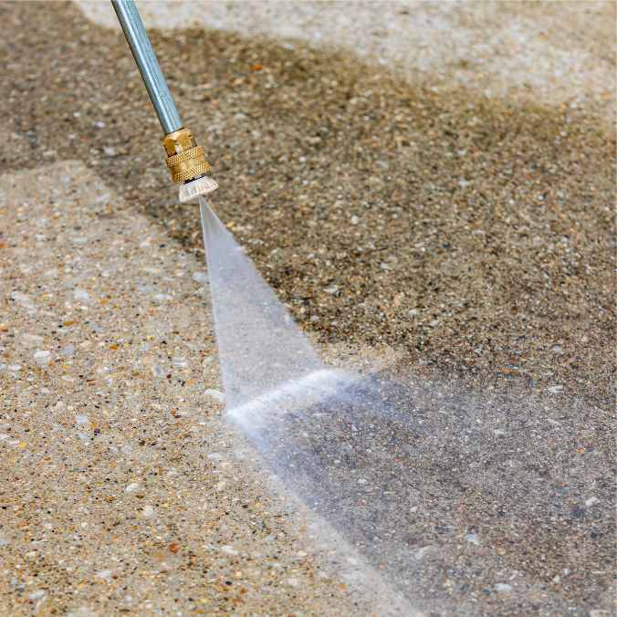 Pressure Washing Concrete