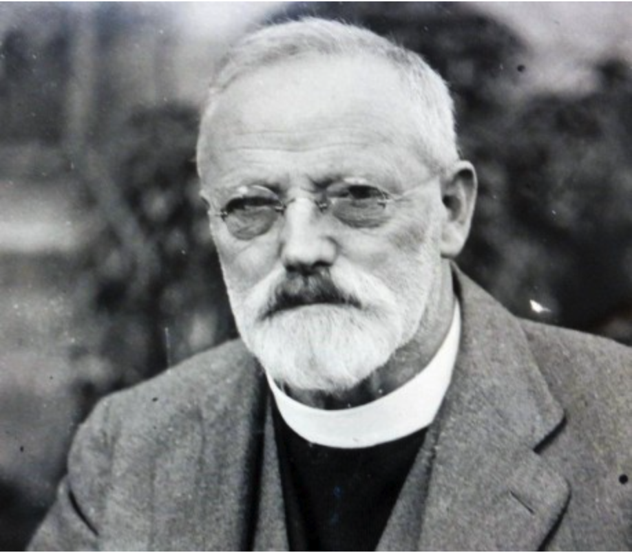 Black and white portrait of Reverend Garland.
