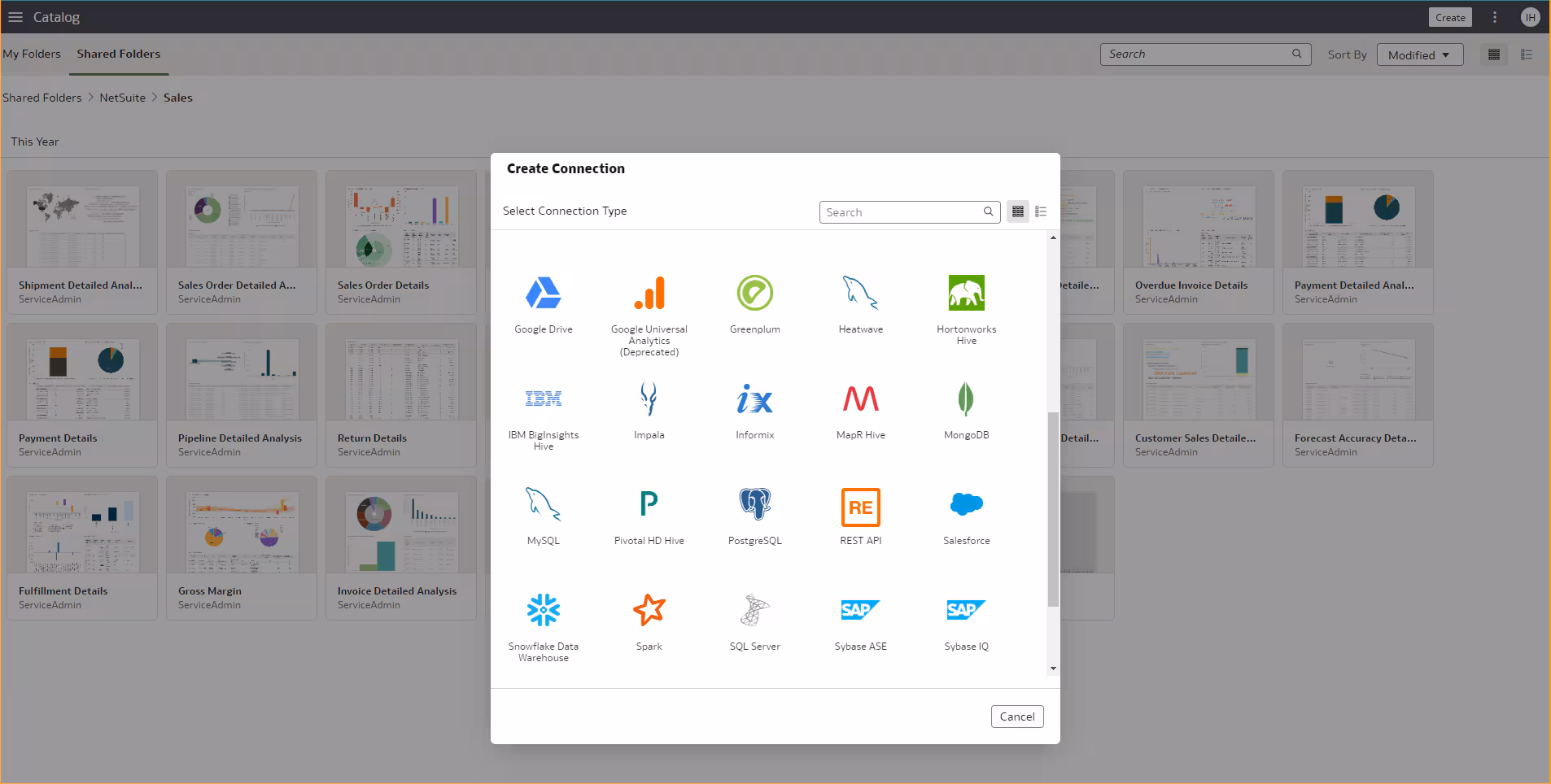 NetSuite Analytics Warehouse