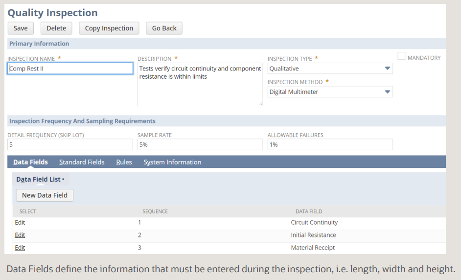 NetSuite Quality Management