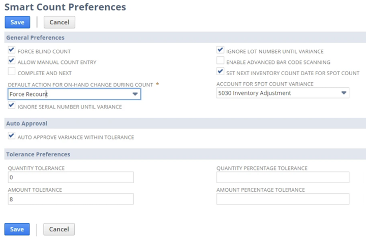 NetSuite Smart Count