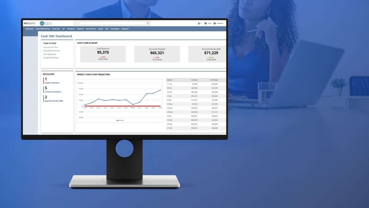 NetSuite Dashboard