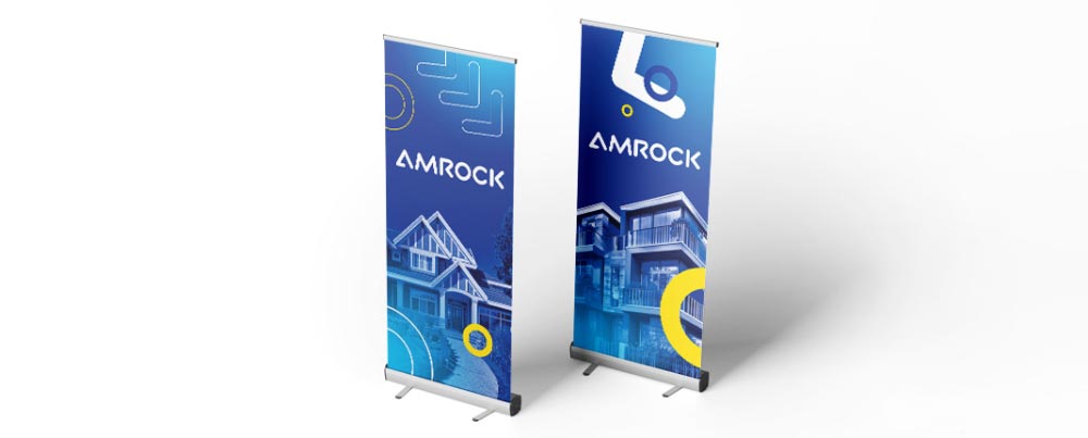 Booth pop up banners