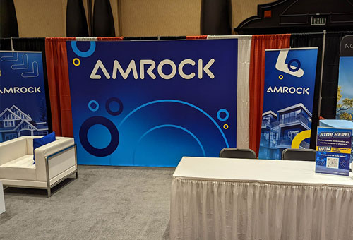 Booth at conference