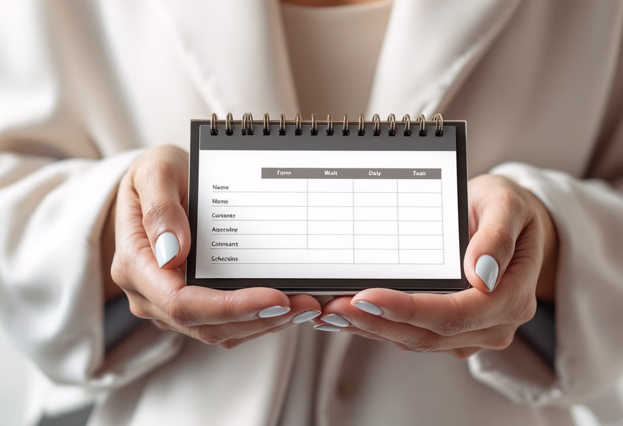 image of appointment scheduling (for a massage therapist)