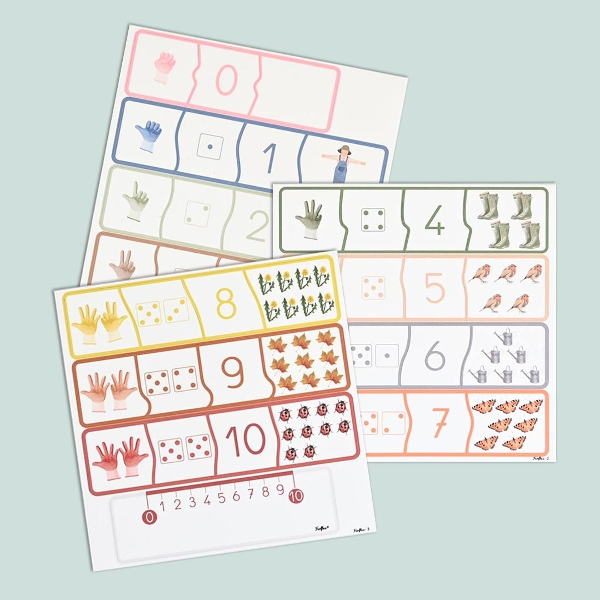 Puzzle magnétique j’apprends à compter