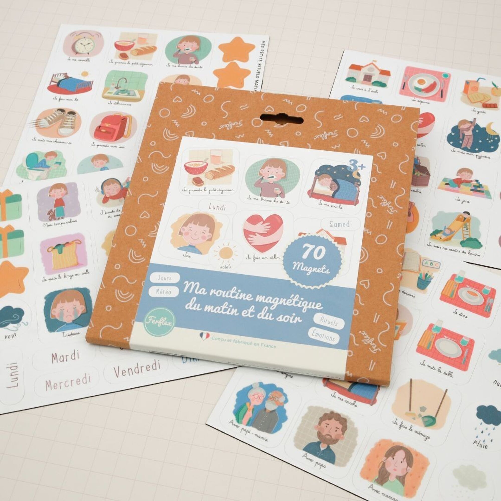 Magnets ma routine du matin & du soir