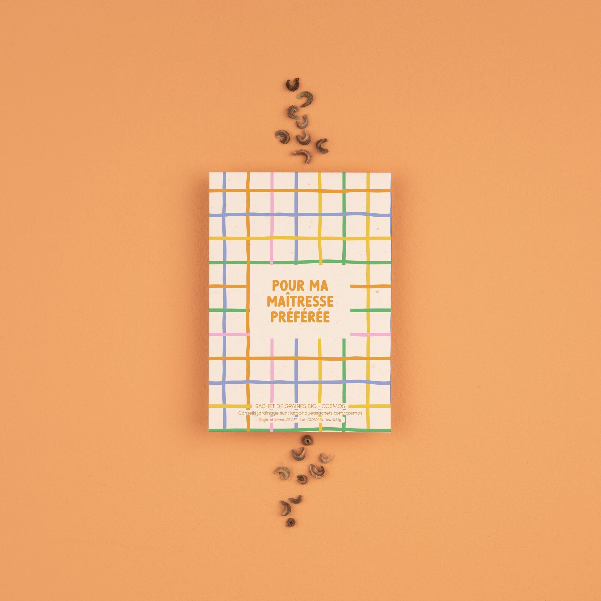 Sachet de graines cadeau fin d'année scolaire