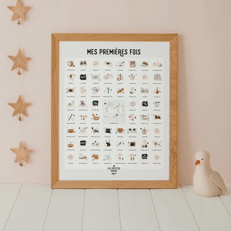 Affiche à tamponner mes premières fois