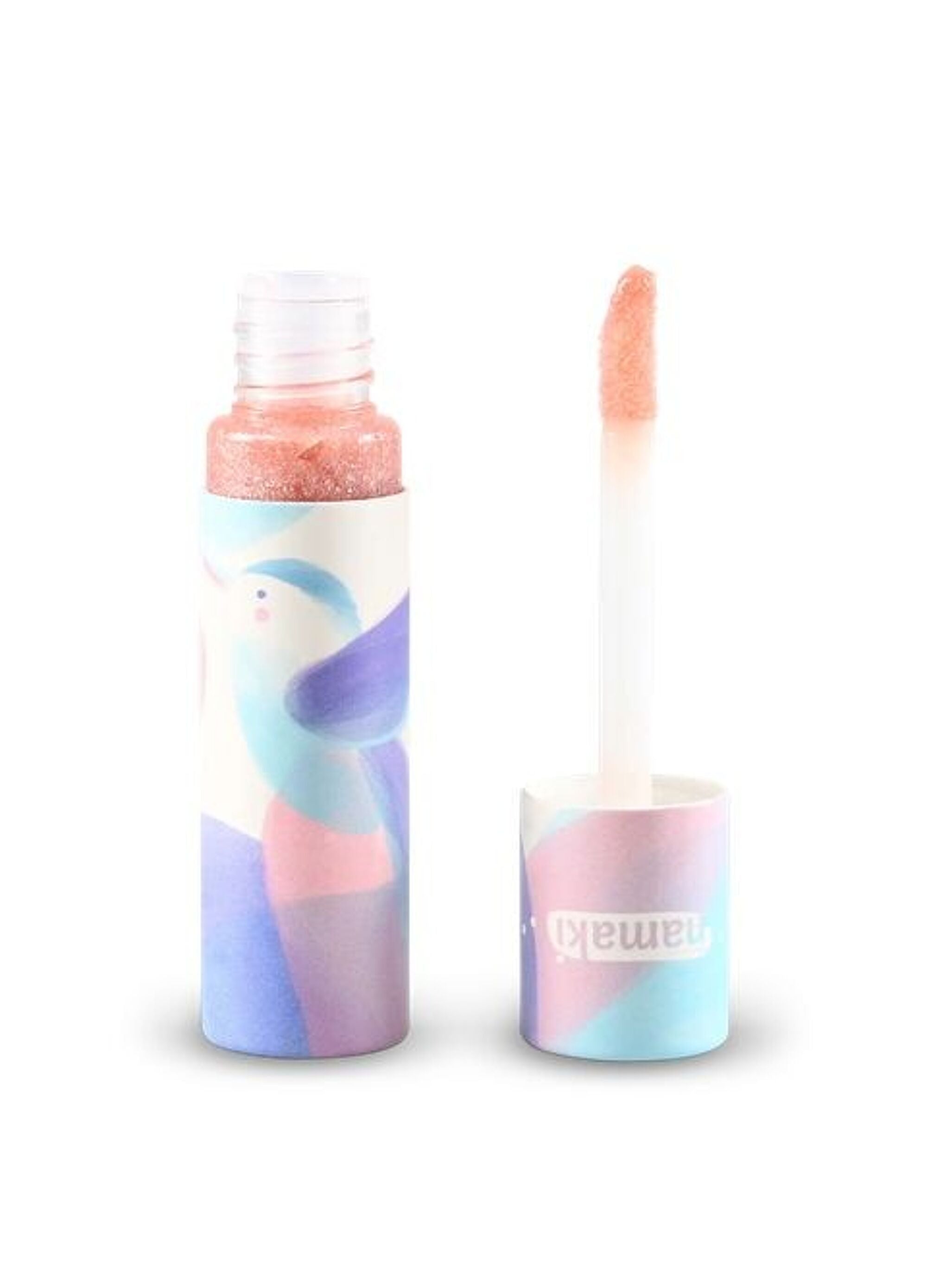 Gloss pailleté rose