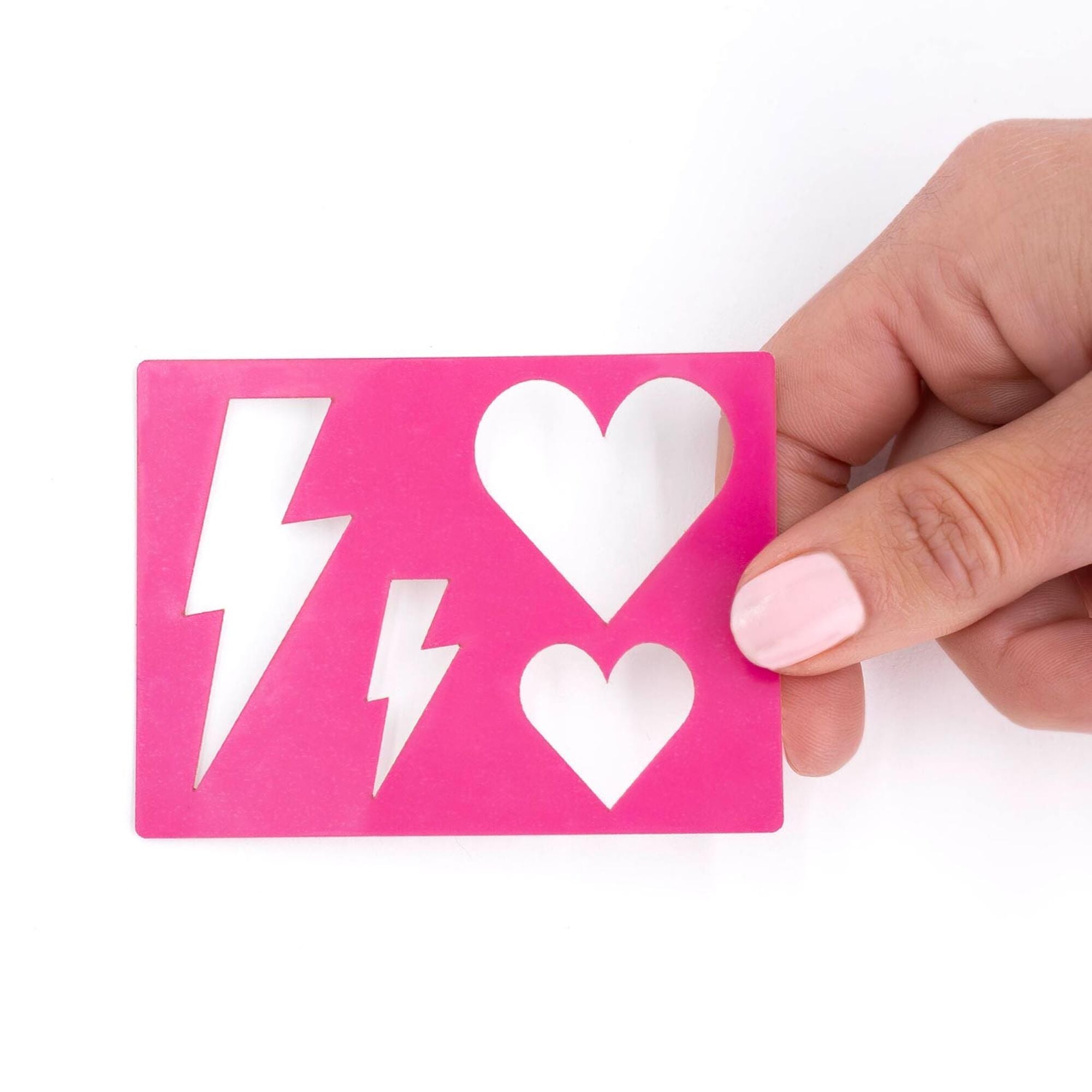 Pochoir pour paillettes