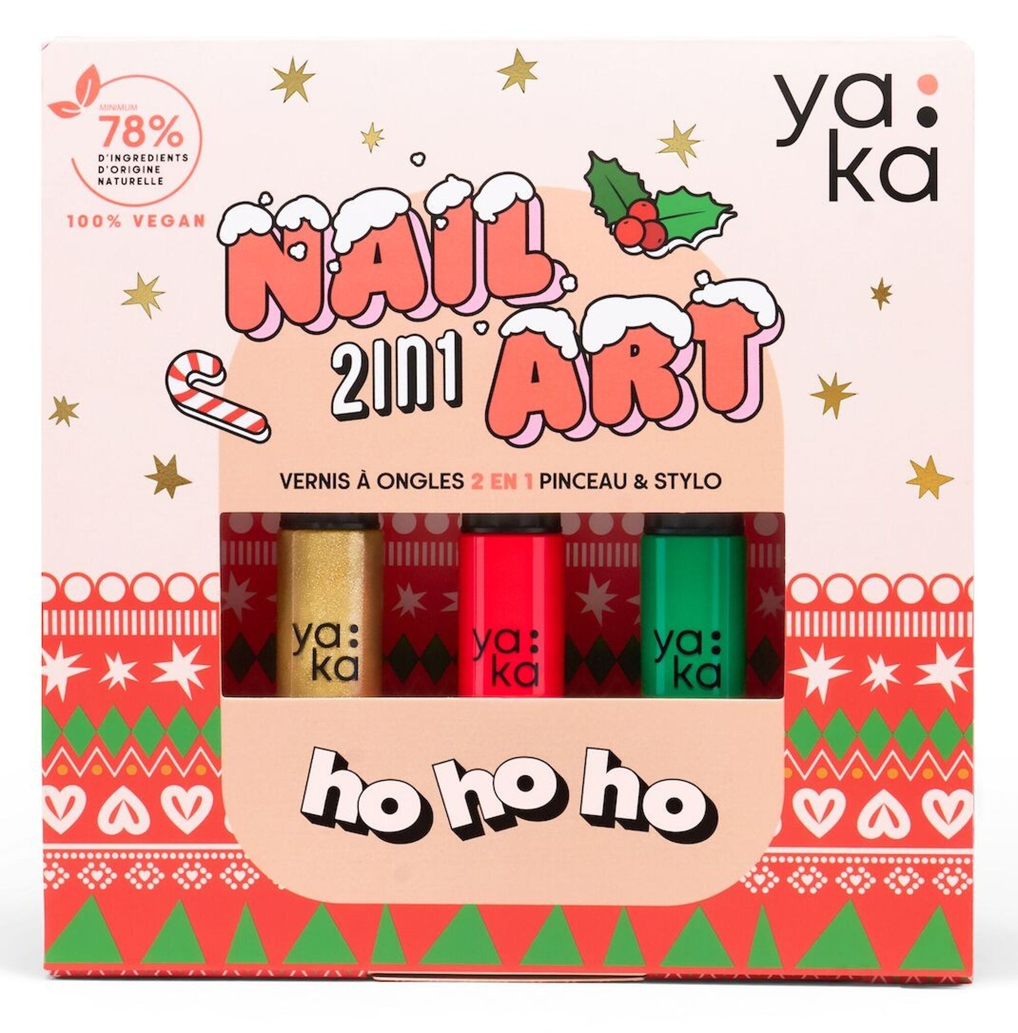 Coffret vernis à ongles spécial nail art - ho ho ho