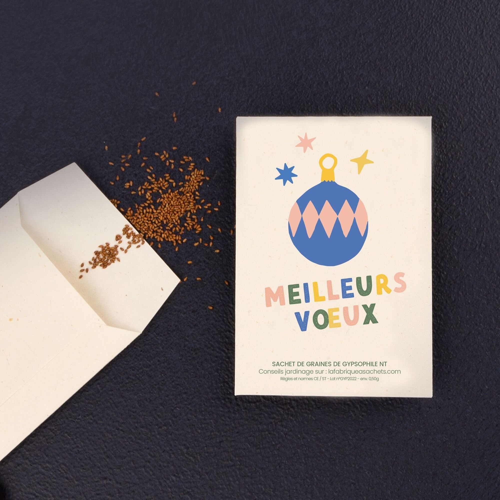 Sachet de graines fêtes de fin d'année