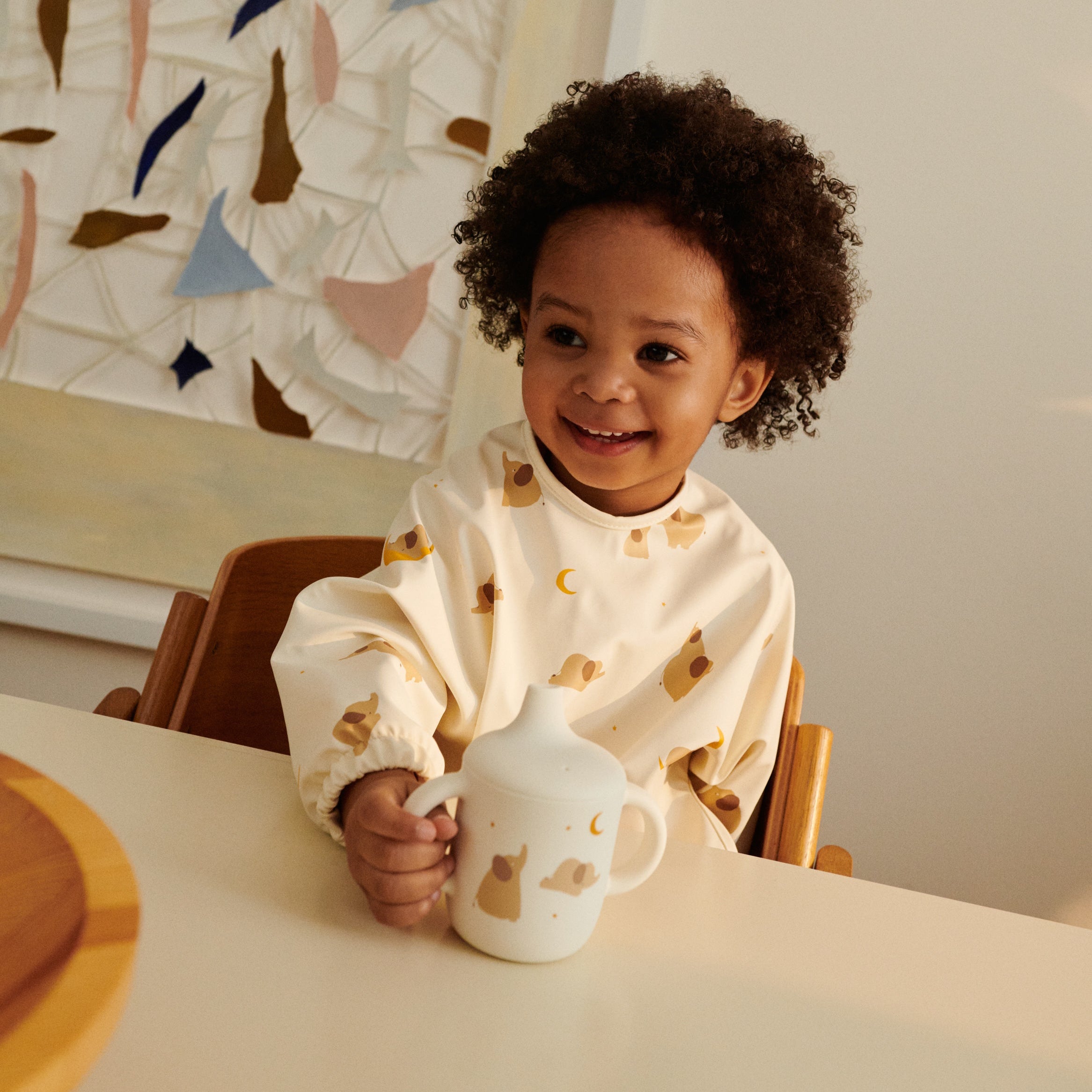 Bavoir à manches imperméable Merle