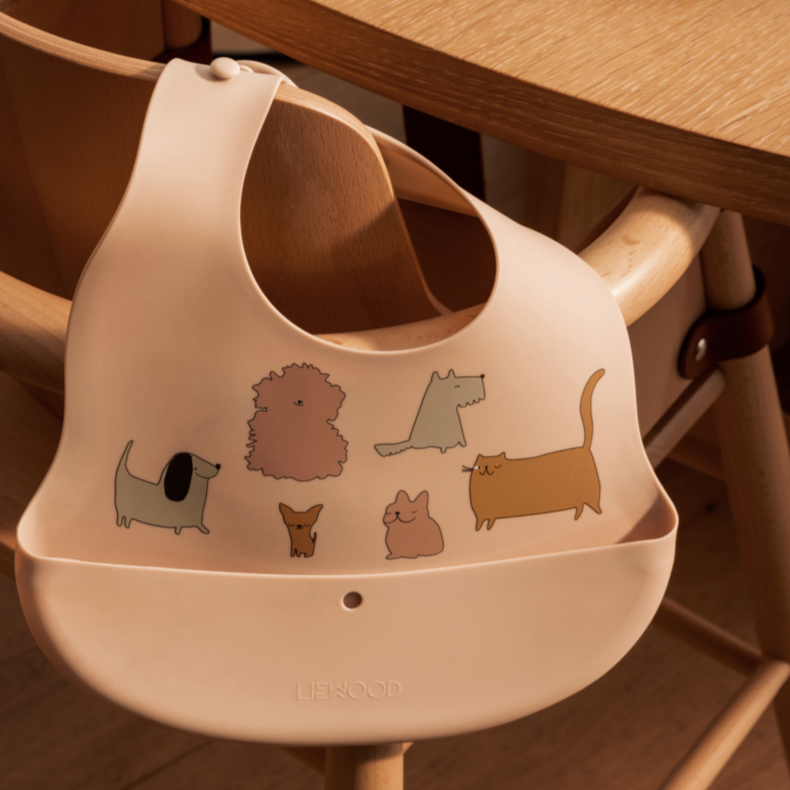 Lot de 2 bavoirs en silicone Ember