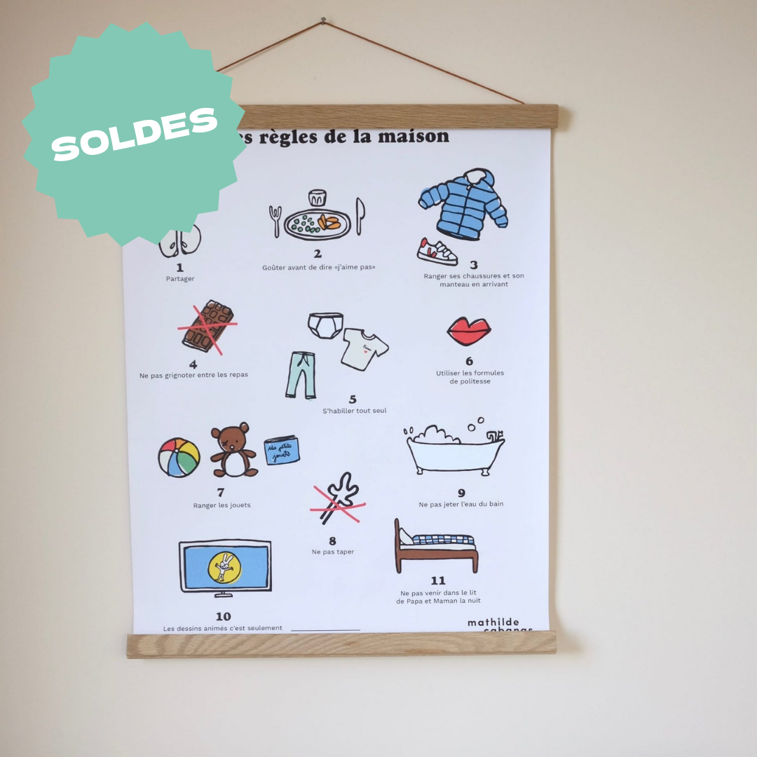 Affiche les règles de la maison