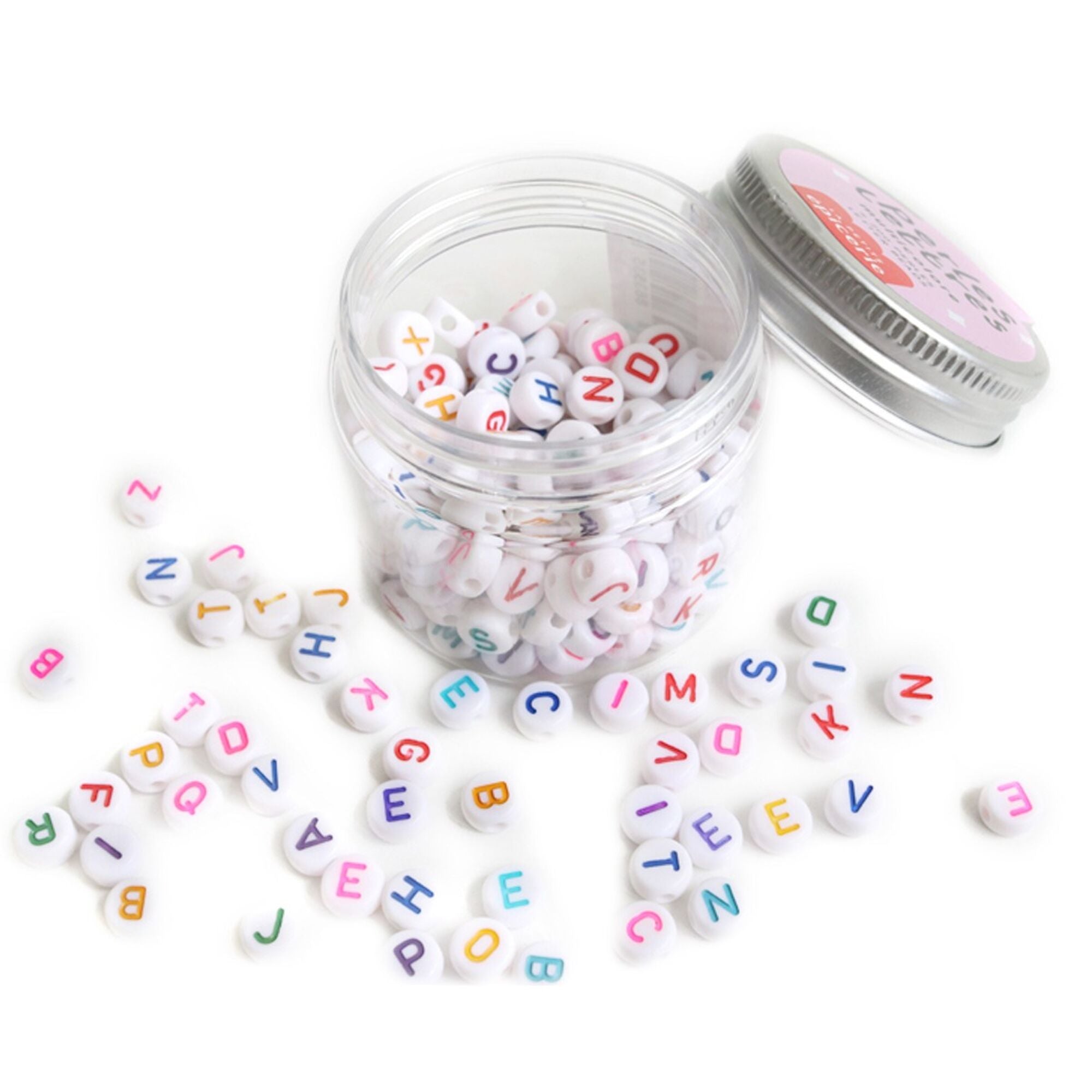 Mix de perles lettres