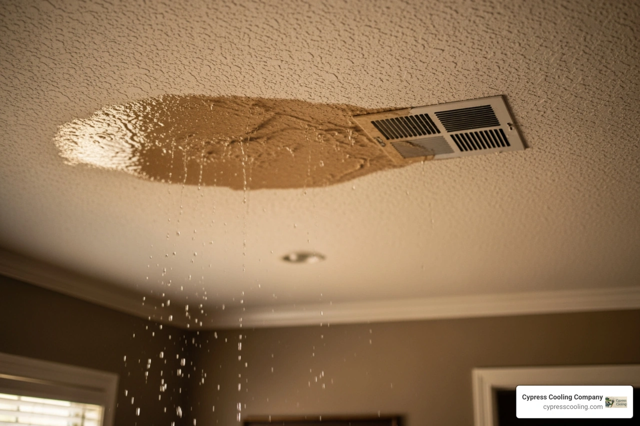 The Ins and Outs of AC Leaking Water from Ceiling in Louisiana Homes