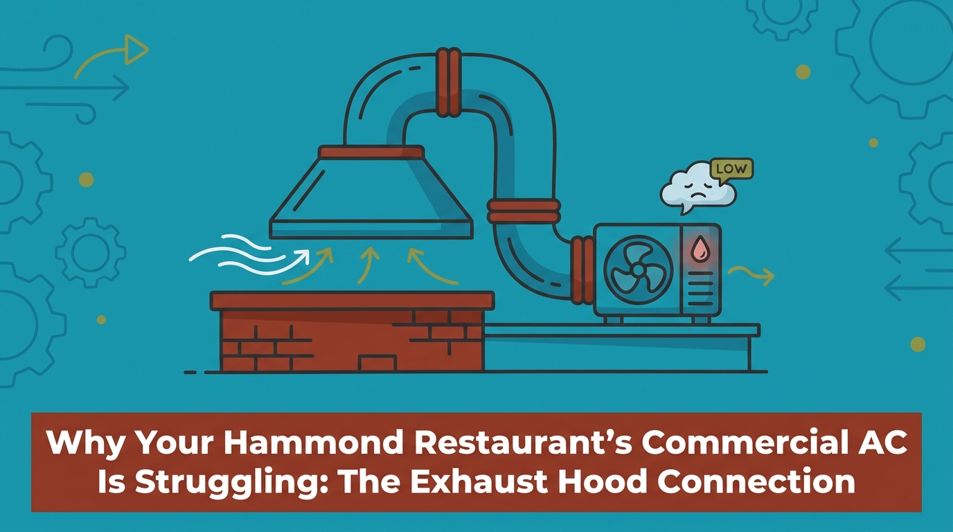Is Your Hammond Restaurant's Commercial AC Struggling? The Exhaust Hood Connection